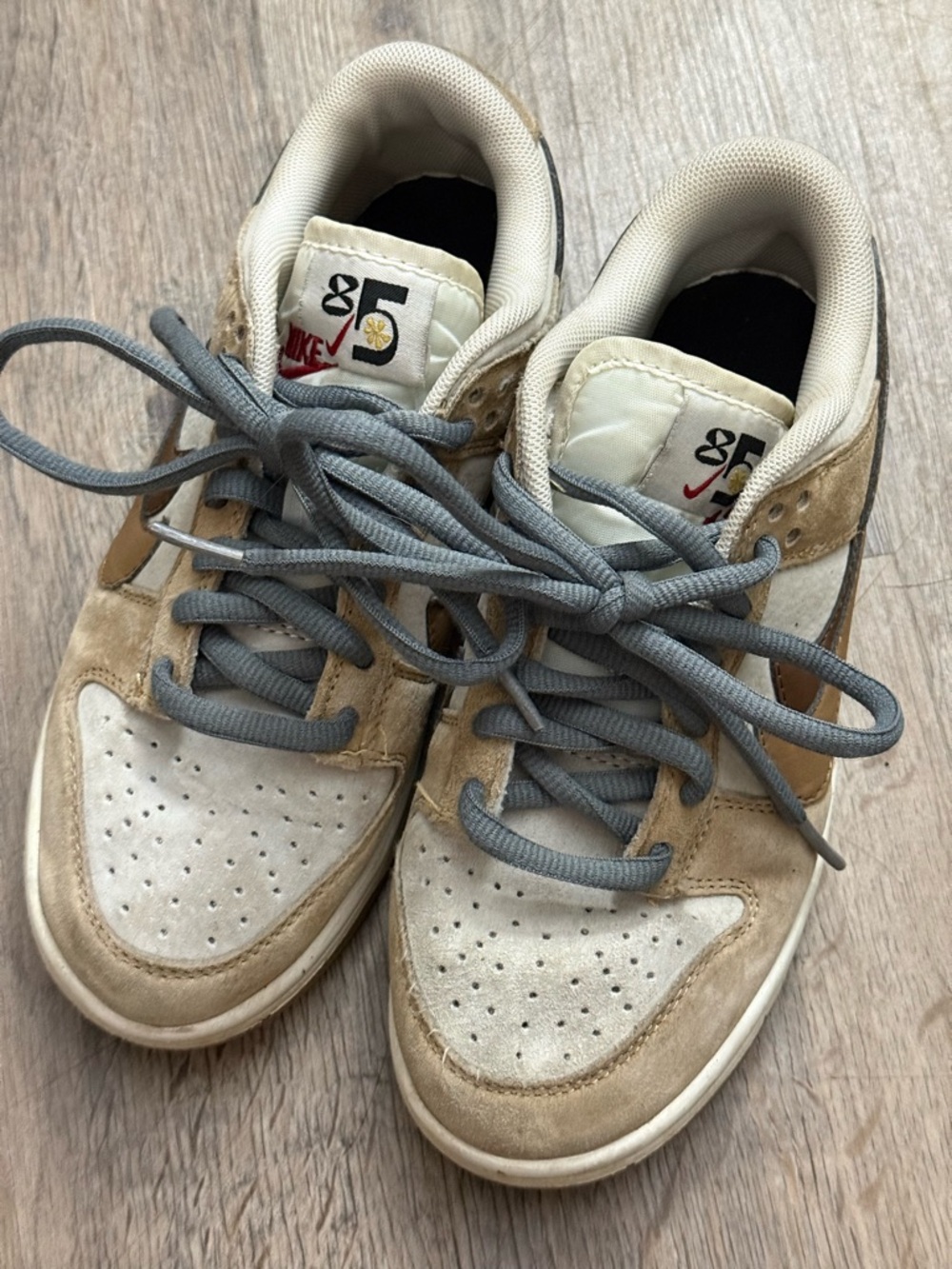 Nike Dunk Low SE 85 Double Swoosh Sail Brown DO9457-115 Women’s Size 6.5 - Picture 13 of 13